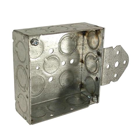 electric outlet box metal 2 gang stud|raco electrical box.